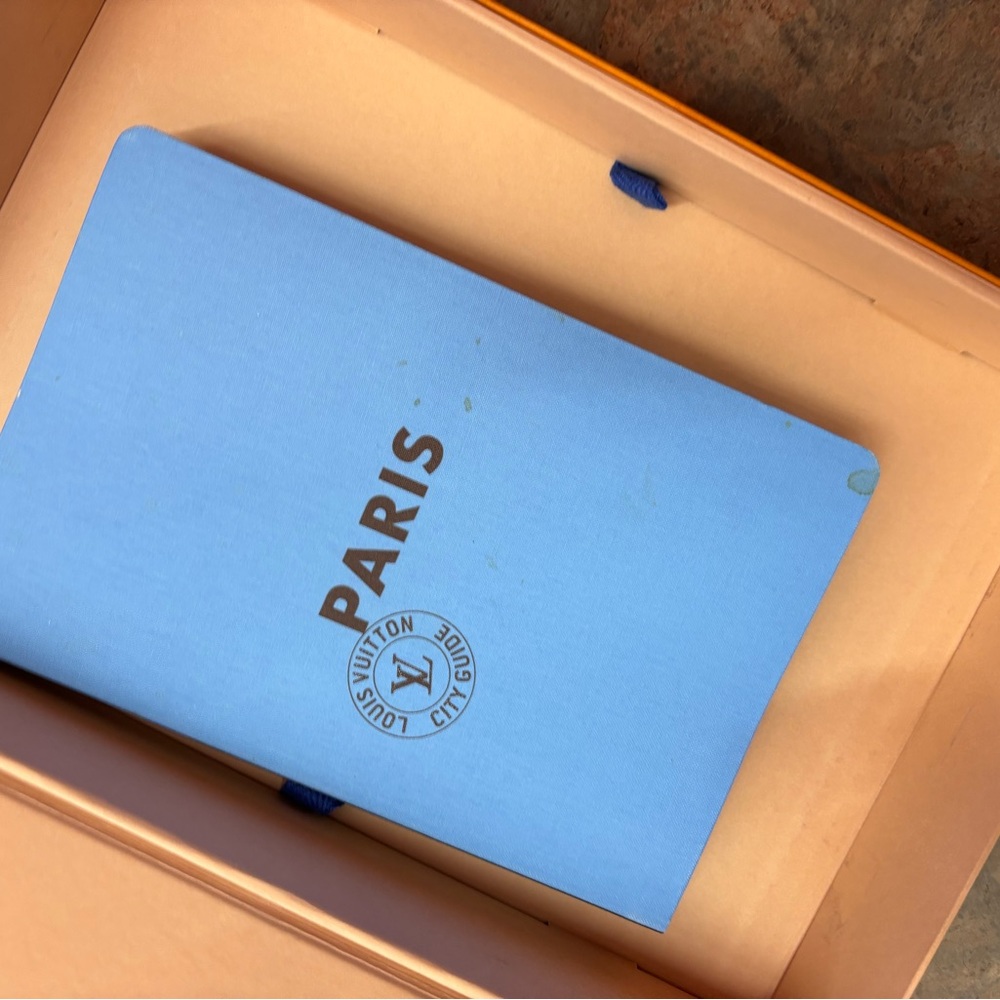 Louis Vuitton Blue Paris Notebook